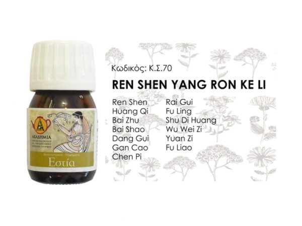 ΚΣ70 - REN SHEN YANG RONG KE LI